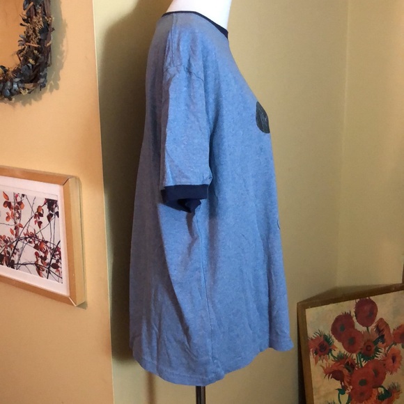 DISNEY size XLarge Mickey Mouse
Round Neck Ringer Tee InPark Authentic blue EUC - Picture 4 of 15